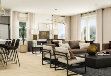 Lennar get the look sophisticated masculine open concept